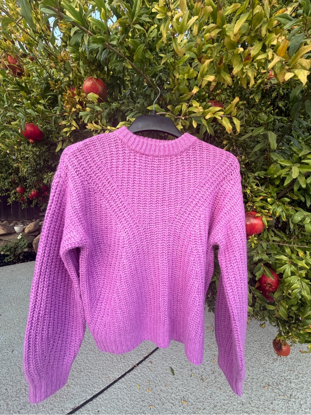 a new day Lavender-Pink Crewneck Women's Sweater size XS oversized fit medium